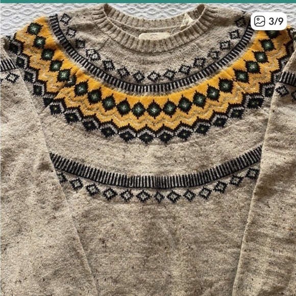 Weatherproof Men's Sweater with Yellow and Black Pattern - Picture 3 of 8